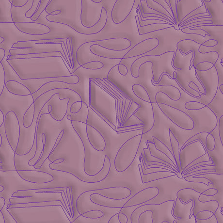 Cottagecore - Paws & Pages (Edge-to-Edge Quilting)