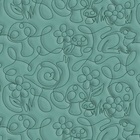 Cottagecore - Garden Friends (Edge-to-Edge Quilting)