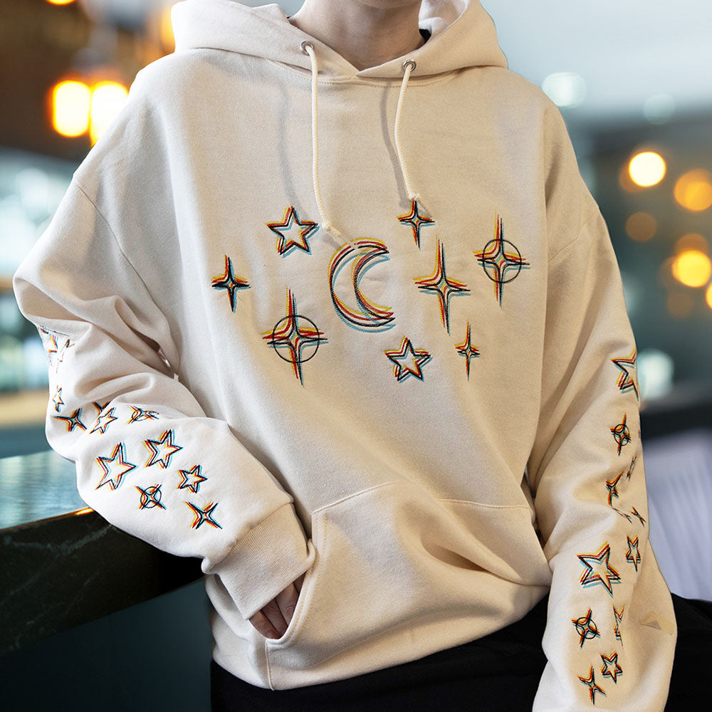 Chromatic Stars Border - Vertical