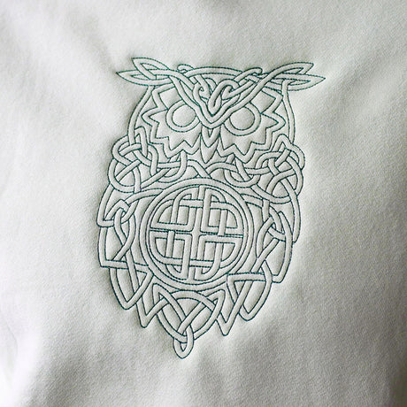 Simple Celtic Knotwork Owl (Quilting)