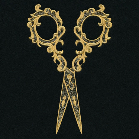 Gilded Scissors