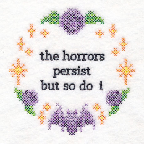 Snarky Samplers - Horrors Persist (Cross Stitch)