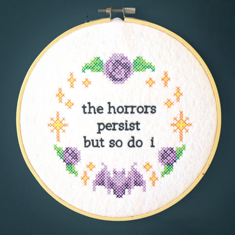 Snarky Samplers - Horrors Persist (Cross Stitch)