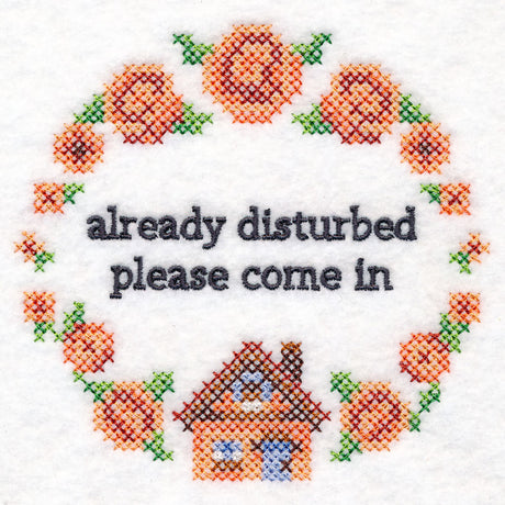 Snarky Samplers - Already Disturbed (Cross Stitch)