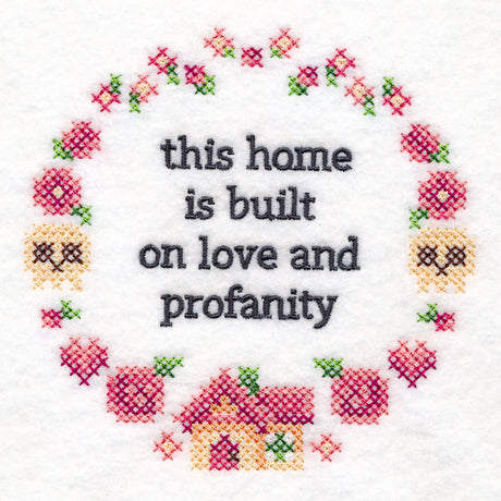 Snarky Samplers - Love and Profanity (Cross Stitch)