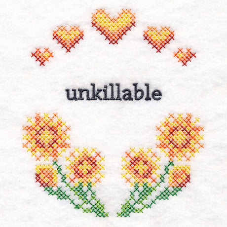 Snarky Samplers - Unkillable (Cross Stitch)
