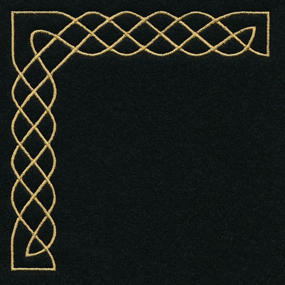 Celtic Knotwork Banner Frame - Corner – Urban Threads