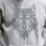 Simple Celtic Knotwork Wolf (Quilting)