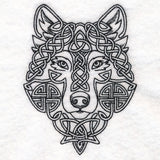 Simple Celtic Knotwork Wolf (Quilting)