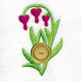 Blooming Garden Buttonhole - Bleeding Heart