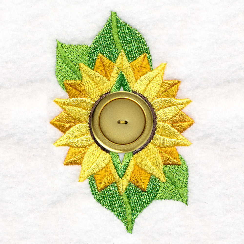 Blooming Garden Buttonhole - Sunflower