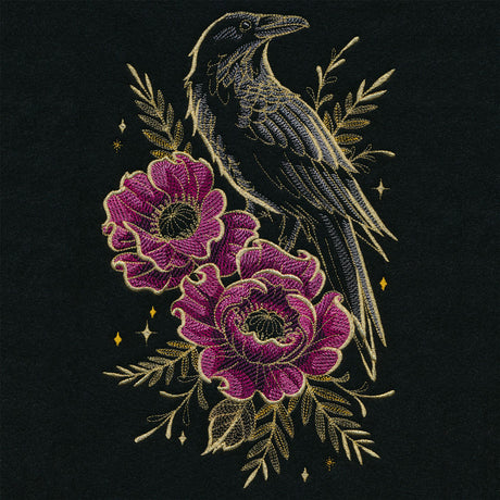 Gilded Raven in Bloom