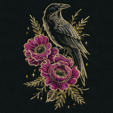 Gilded Raven in Bloom