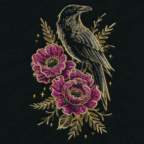 Gilded Raven in Bloom