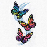 Prismatic Butterflies Trio