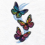 Prismatic Butterflies Trio