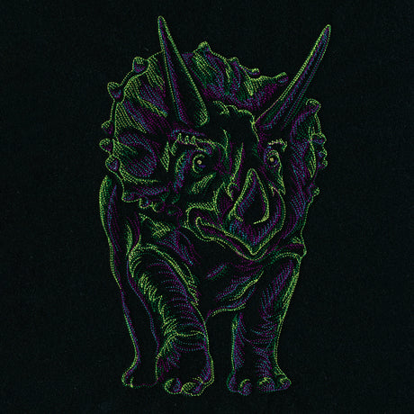 Emerging Triceratops