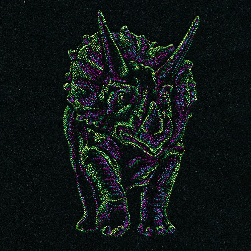 Emerging Triceratops