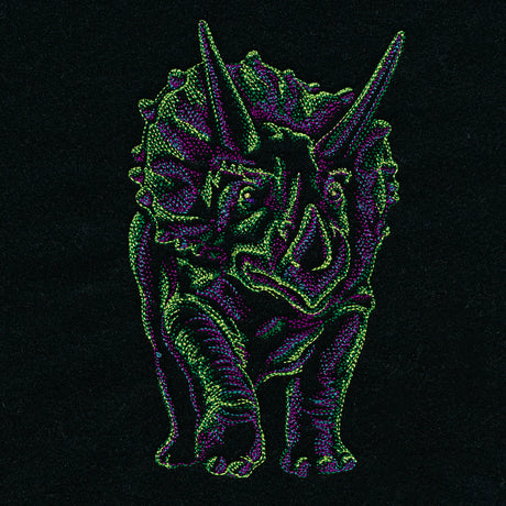 Emerging Triceratops