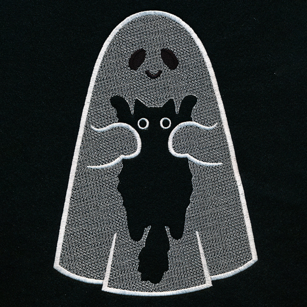 Friendly Ghost and Kitty (Embossed)