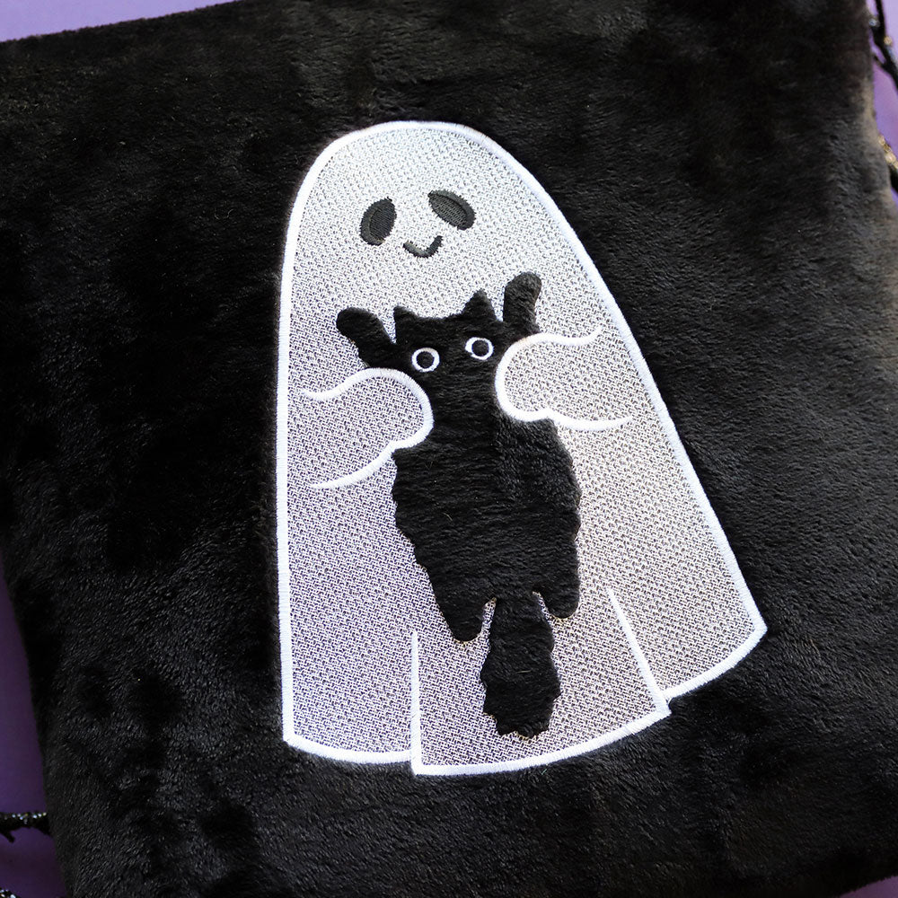 Friendly Ghost and Kitty (Embossed)