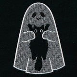 Friendly Ghost and Kitty (Embossed)