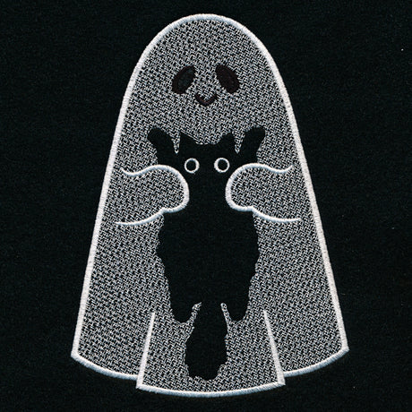 Friendly Ghost and Kitty (Embossed)