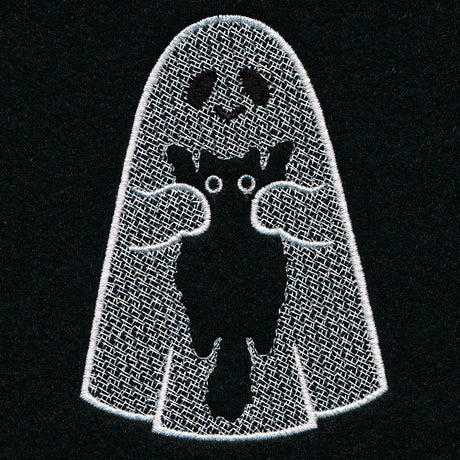 Friendly Ghost and Kitty (Embossed)