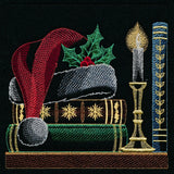 Build a Christmas Bookshelf Scene - Santa Hat