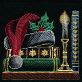 Build a Christmas Bookshelf Scene - Santa Hat