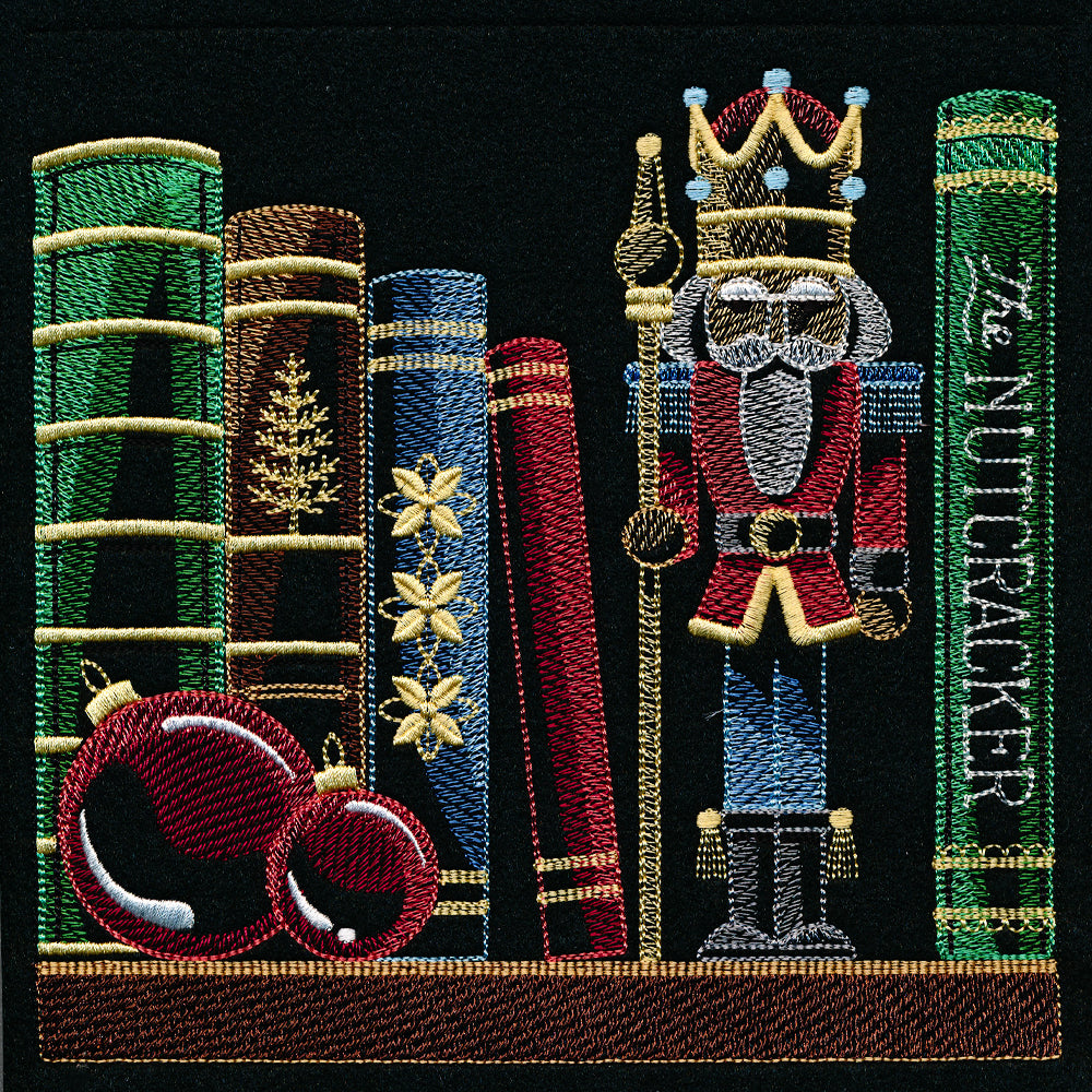Build a Christmas Bookshelf Scene - Nutcracker