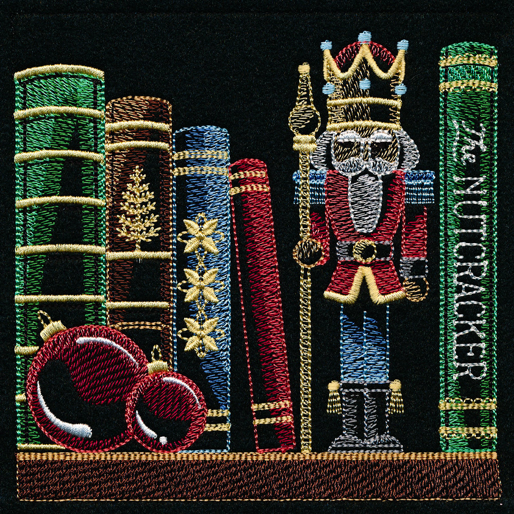 Build a Christmas Bookshelf Scene - Nutcracker
