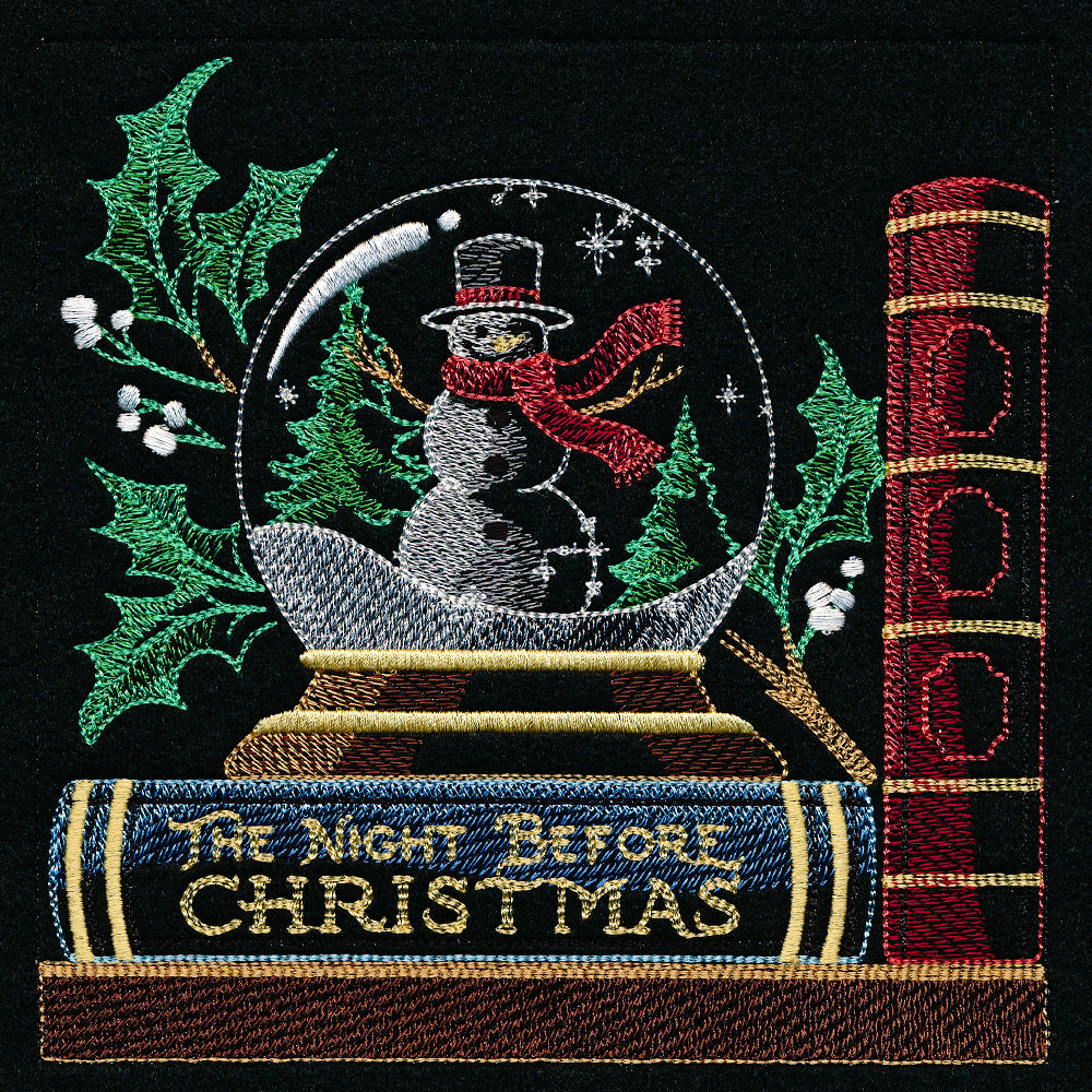 Build a Christmas Bookshelf Scene - Snow Globe