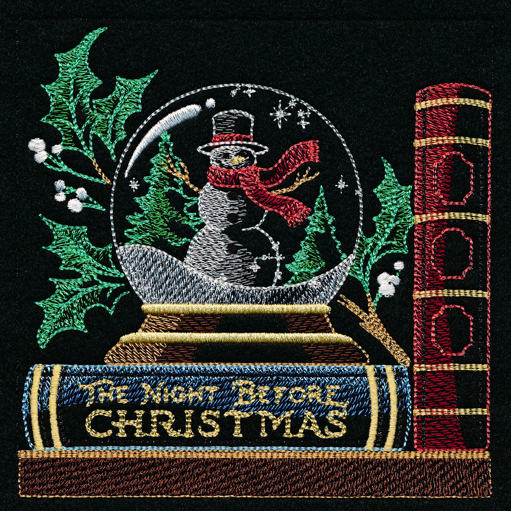 Build a Christmas Bookshelf Scene - Snow Globe