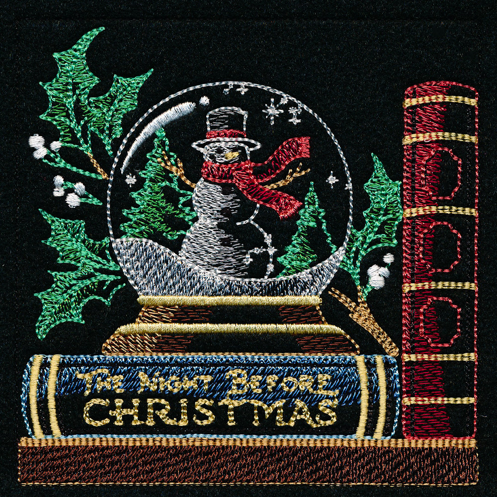 Build a Christmas Bookshelf Scene - Snow Globe