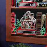 Build a Christmas Bookshelf Scene - Gingerbread House