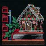 Build a Christmas Bookshelf Scene - Gingerbread House