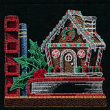 Build a Christmas Bookshelf Scene - Gingerbread House