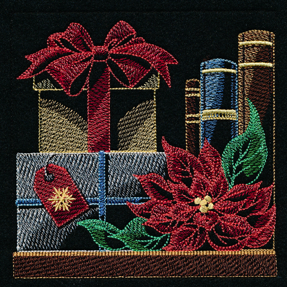Build a Christmas Bookshelf Scene - Gifts