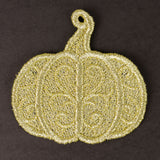 Gilded Fall Charms - Pumpkin (Freestanding)