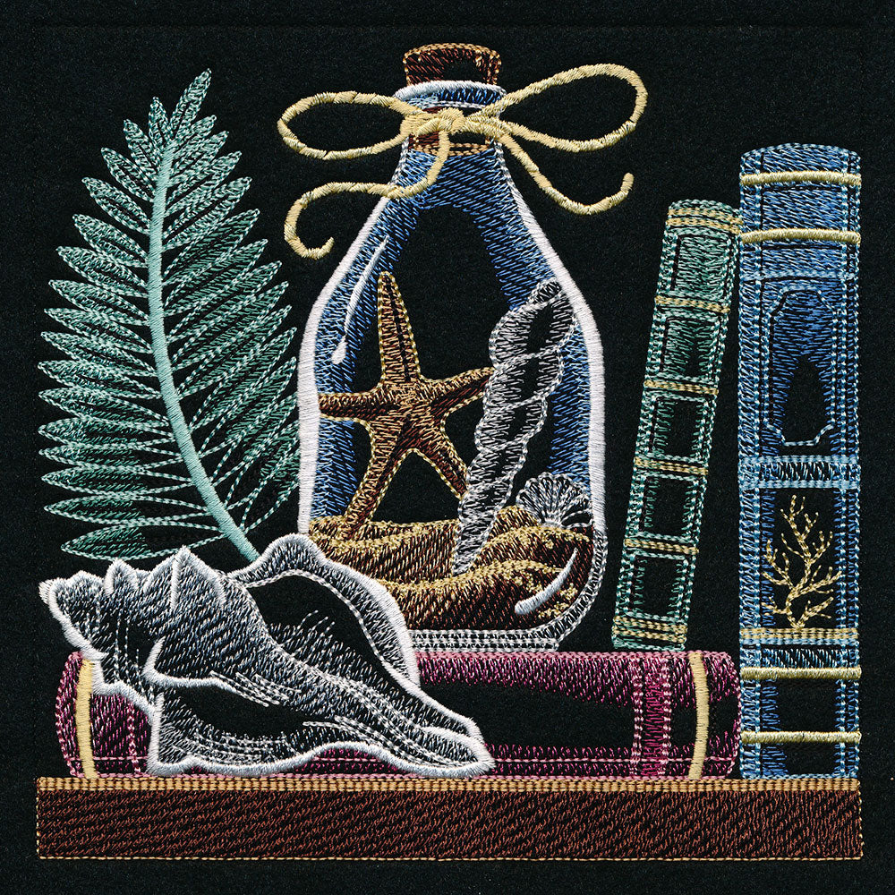 Build a Bookshelf Scene - Beach Treasures