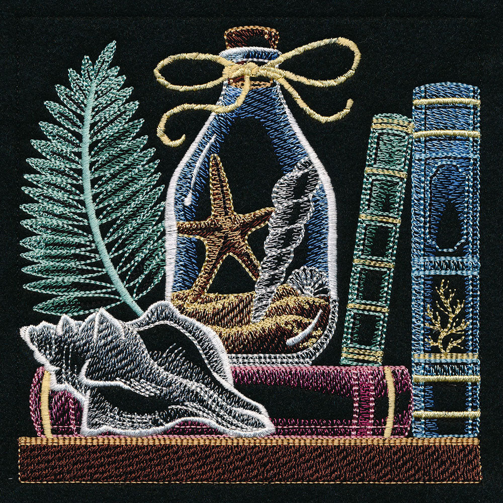 Build a Bookshelf Scene - Beach Treasures