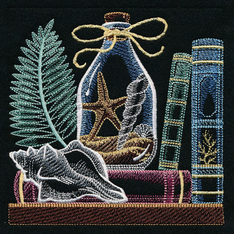 Build a Bookshelf Scene - Beach Treasures