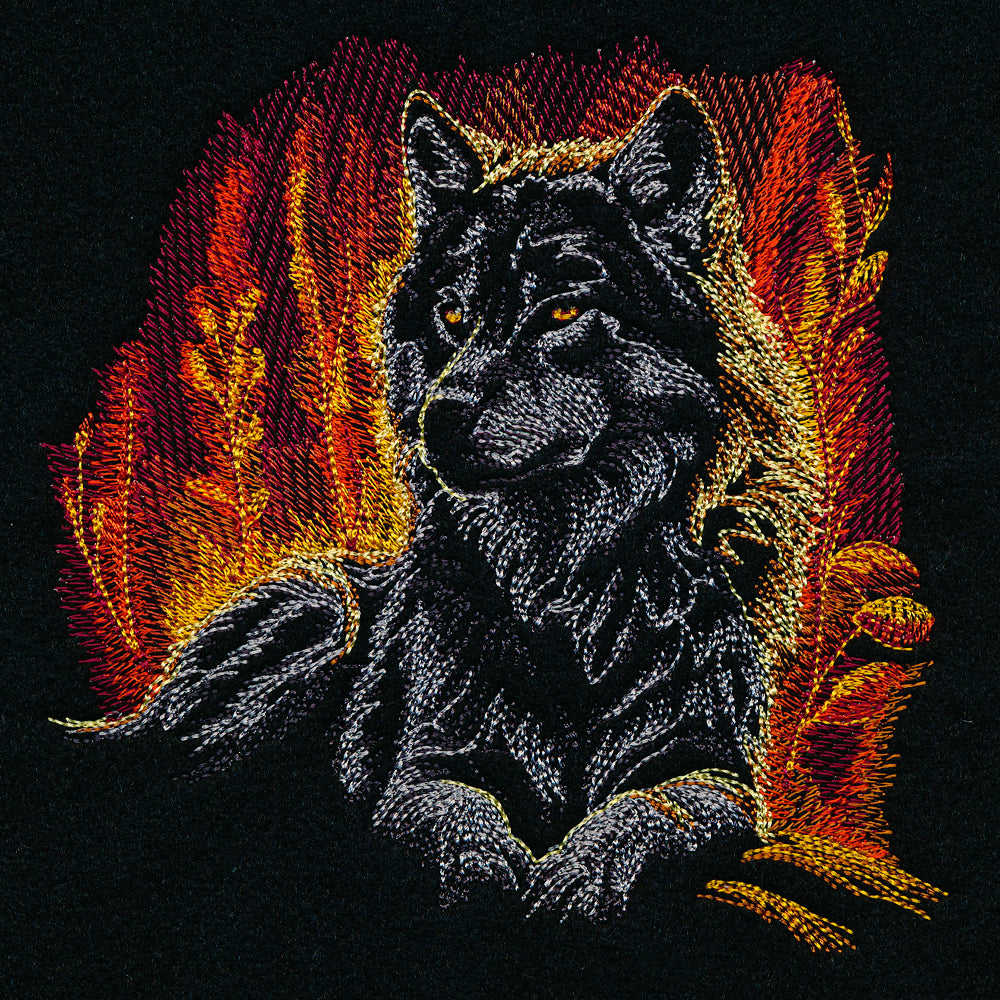 Autumn Glow Wolf