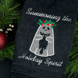 Holiday Spirit and Kitty (Embossed)