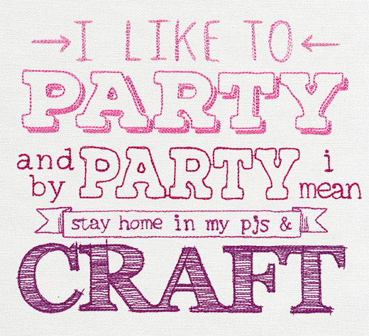 I Like to Party - Craft