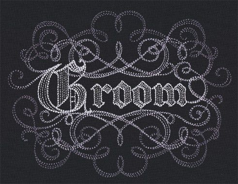 Calligraphic Groom