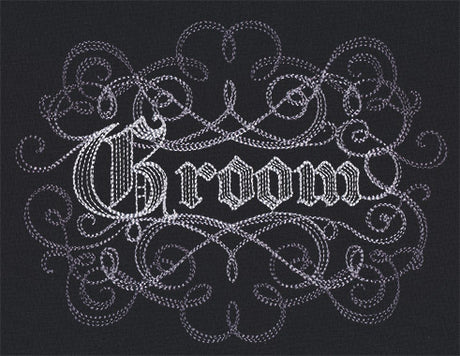 Calligraphic Groom