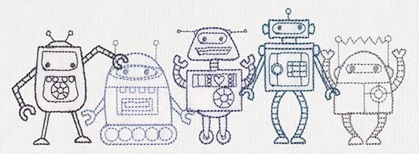 Creature Feature - Robot Border