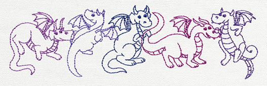 Creature Feature - Dragon Border